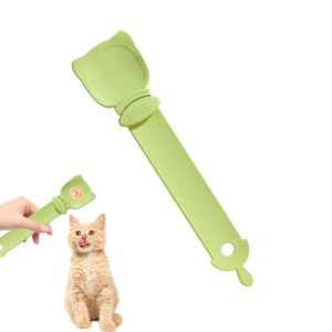 Cat Strip Feeder, Cat Strip Happy Spoon, Cat Wet Food Spoon Portable Cat Feeding Spoon Reuseable Cat Strip Spoon Lickable Pet Feeder Spoon Pets Cat Food Accessories, Cat Strip Squeeze Spoon - Image 3