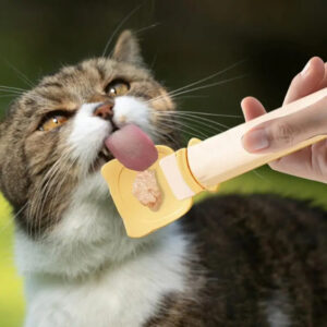 Cat Strip Feeder, Cat Strip Happy Spoon, Cat Wet Food Spoon Portable Cat Feeding Spoon Reuseable Cat Strip Spoon Lickable Pet Feeder Spoon Pets Cat Food Accessories, Cat Strip Squeeze Spoon - Image 7