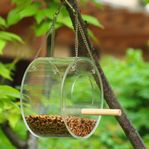 Acrylic Bird Food Box - Image 4