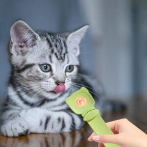 Cat Strip Feeder, Cat Strip Happy Spoon, Cat Wet Food Spoon Portable Cat Feeding Spoon Reuseable Cat Strip Spoon Lickable Pet Feeder Spoon Pets Cat Food Accessories, Cat Strip Squeeze Spoon - Image 9